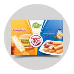 Conception d'affiche publicitaire pour Prima Viandes
